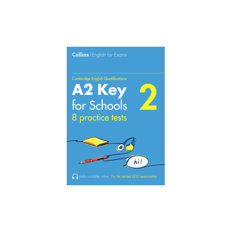 9780008484163 Cambridge English Qualifications Practice Tests for A2 Key for Schools (Vol. 2)