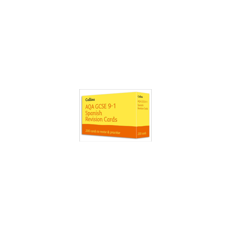 9780008399344 Collins AQA GCSE 9-1 Spanish Vocabulary Revision Cards