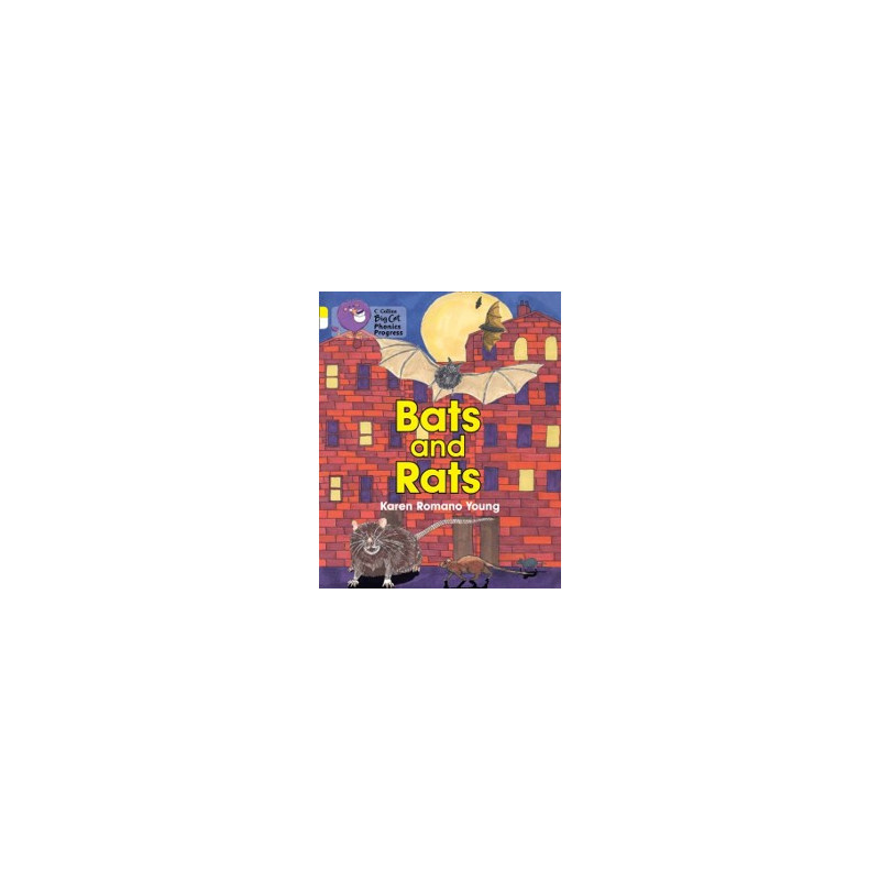 9780007516421 Bats and Rats | Collins Big Cat Phonics Progress