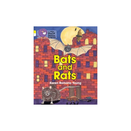 9780007516421 Bats and Rats | Collins Big Cat Phonics Progress