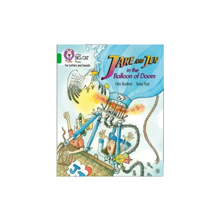 9780008418427 Jake and Jen and the Balloon of Doom | Collins Big Cat Phonics for Letters and Sounds