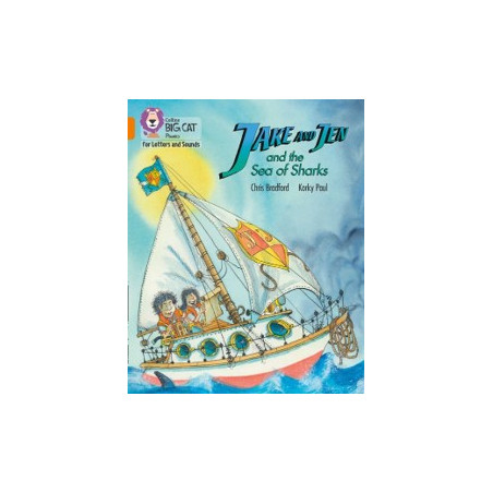 9780008357771 Jake and Jen and the Sea of Sharks | Collins Big Cat Phonics for Letters and Sounds