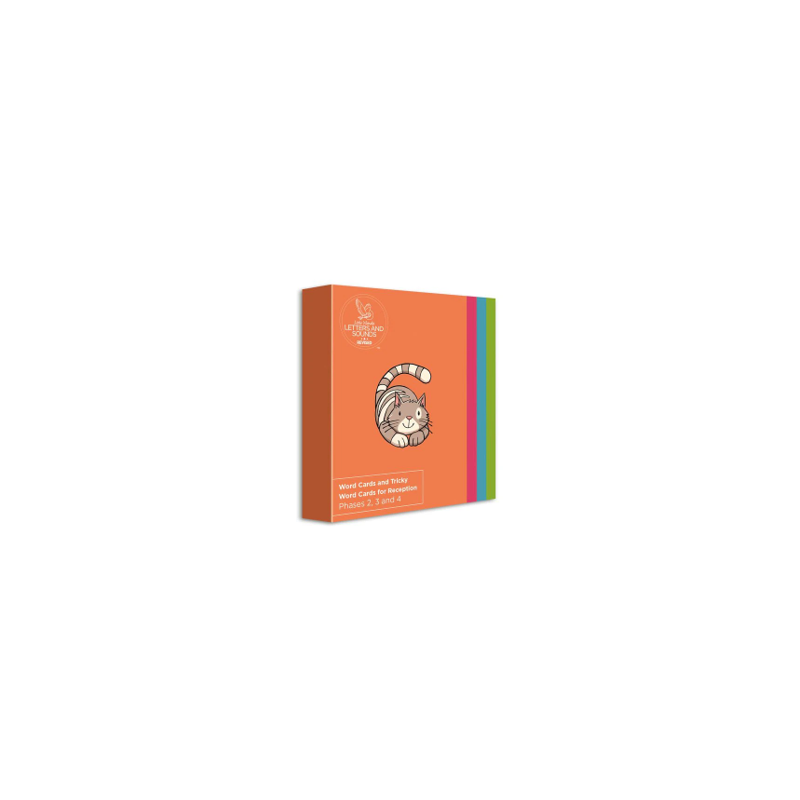 9780008563714 Collins Big Cat for Little Wandle Letters and Sounds Word Cards and Tricky Word Cards for Reception: Phases 2, 3 a