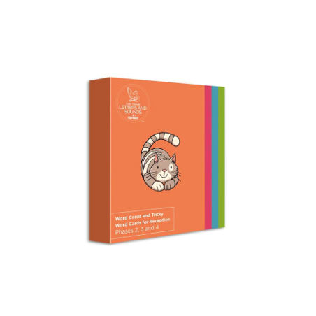 9780008563714 Collins Big Cat for Little Wandle Letters and Sounds Word Cards and Tricky Word Cards for Reception: Phases 2, 3 a
