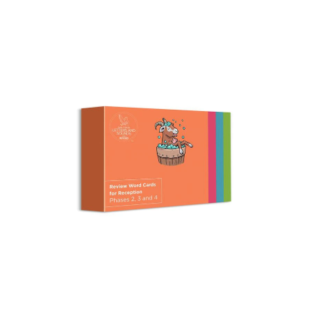 9780008567576 Collins Big Cat for Little Wandle Letters and Sounds Review Word Cards for Reception: Phases 2, 3 and 4