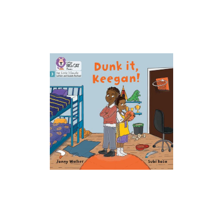 9780008668464 Dunk it, Keegan! | Little Wandle Letters and Sounds (Revised)