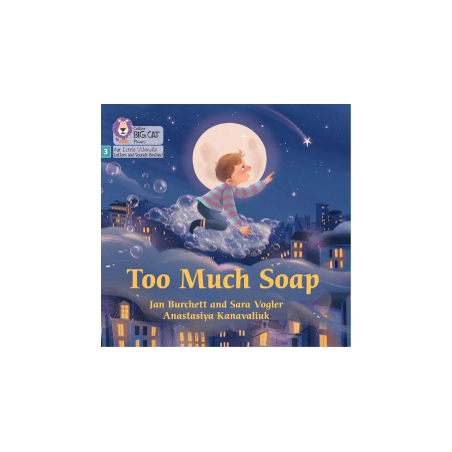 9780008539733 Too Much Soap | Little Wandle Letters and Sounds (Revised)