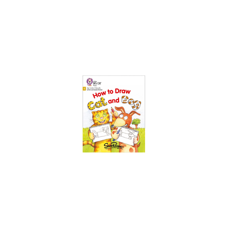 9780008504373 How to Draw Cat and Dog | Little Wandle Letters and Sounds (Revised)