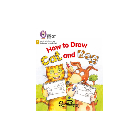 9780008504373 How to Draw Cat and Dog | Little Wandle Letters and Sounds (Revised)