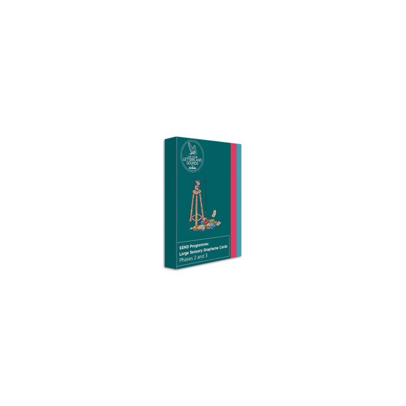 9780008582555 Collins Big Cat Phonics for Little Wandle Letters and Sounds Revised SEND Large Sensory Grapheme Cards: Phases 2 a