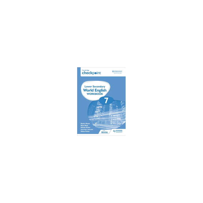 9781398311350 Cambridge Checkpoint Lower Secondary World English Stage 7 Workbook