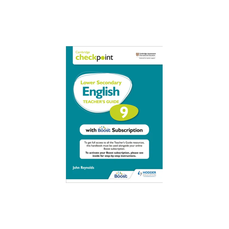 9781398300682 Cambridge Checkpoint Lower Secondary English Stage 9 Teacher's Guide (Bundle)