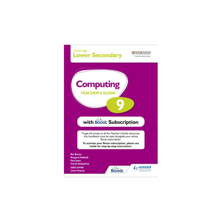 9781398369818 Cambridge Lower Secondary Computing Stage 9 Teacher's Guide (Bundle)