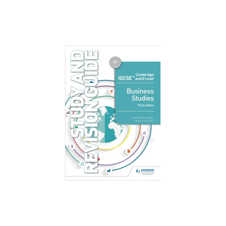 9781510421264 Cambridge IGCSE and O Level Business Studies Study and Revision Guide
