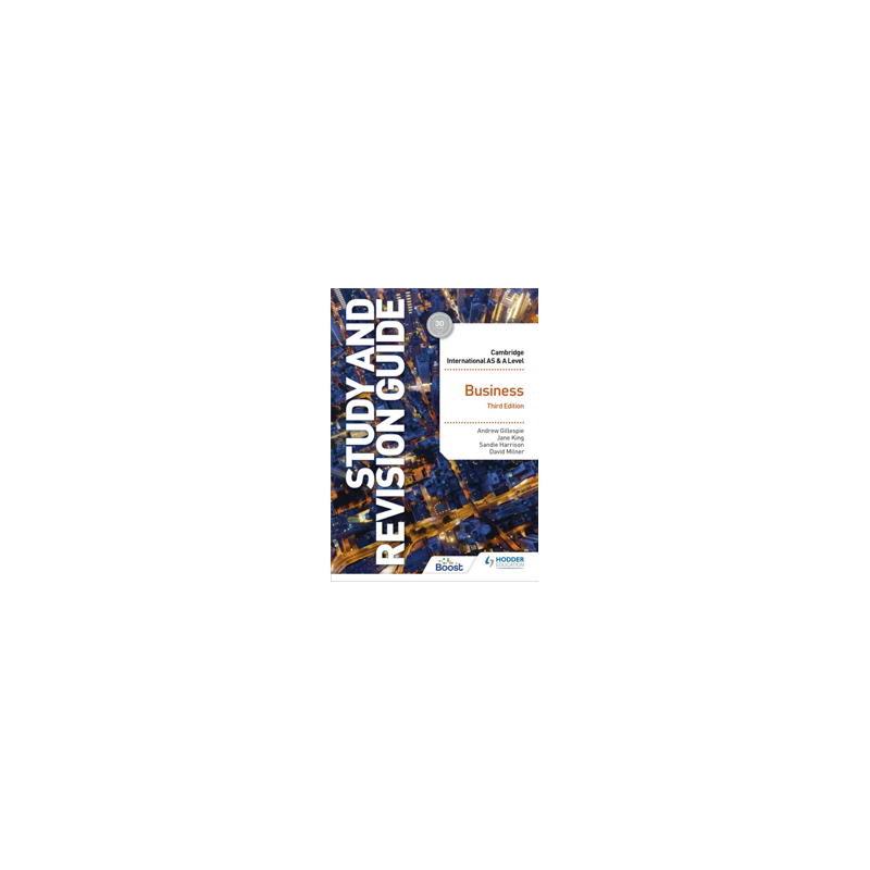 9781398344389 Cambridge International AS & A Level Business Study and Revision Guide