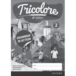 9781382045278 Tricolore 6e édition Workbook 2 Grammar in Action (pack of 8)