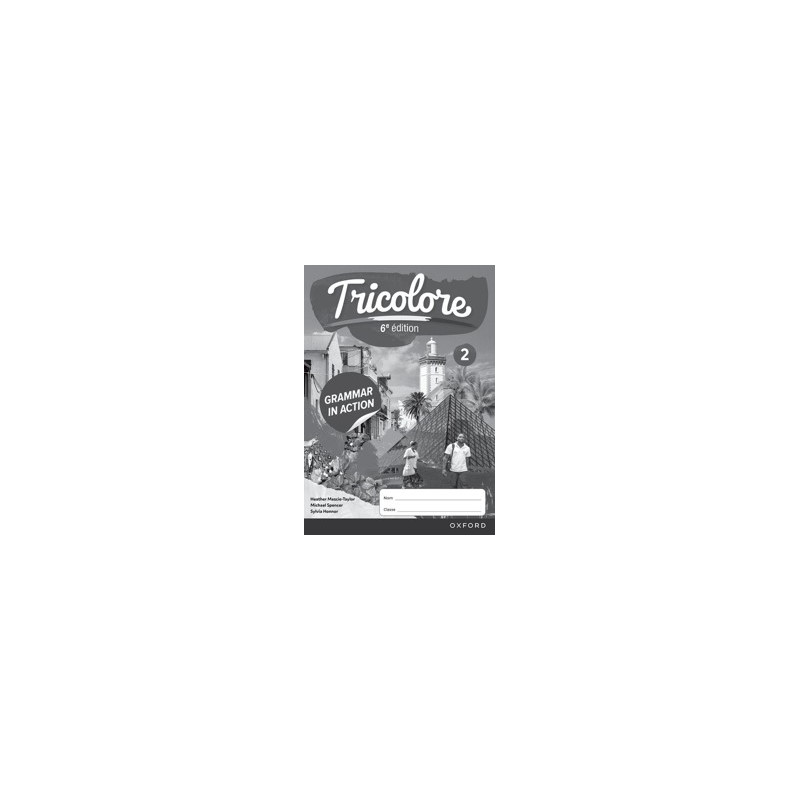 9781382045278 Tricolore 6e édition Workbook 2 Grammar in Action (pack of 8)