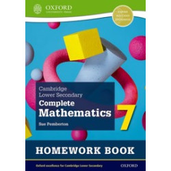 9781382018722 Cambridge Lower Secondary Complete Mathematics 7 Homework Book (Second Edition)