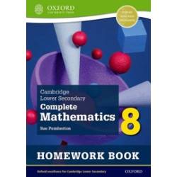 9781382018852 Cambridge Lower Secondary Complete Mathematics 8 Homework Book (Second Edition)