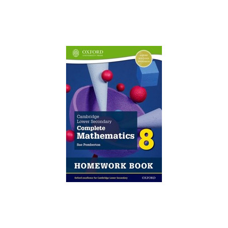 9781382018852 Cambridge Lower Secondary Complete Mathematics 8 Homework Book (Second Edition)