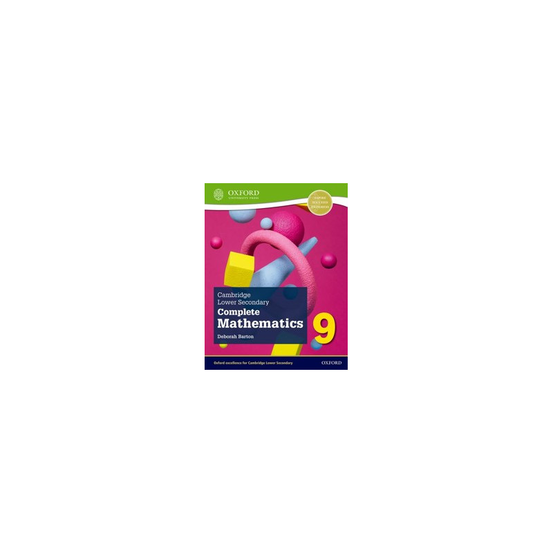 9781382018883 Cambridge Lower Secondary Complete Mathematics 9 Student Book (Second Edition)