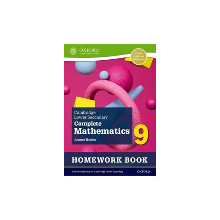 9781382018982 Cambridge Lower Secondary Complete Mathematics 9 Homework Book (Second Edition)