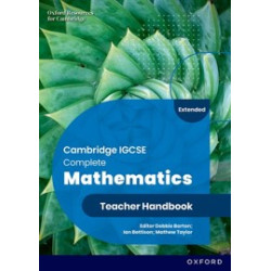 9781382042543 Cambridge IGCSE Complete Mathematics Extended Teacher Handbook (Sixth Edition)
