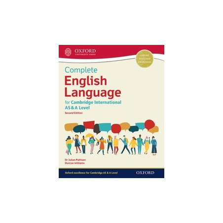 9780198445760 Complete English Language for Cambridge International AS & A Level Student Book (Second Edition)