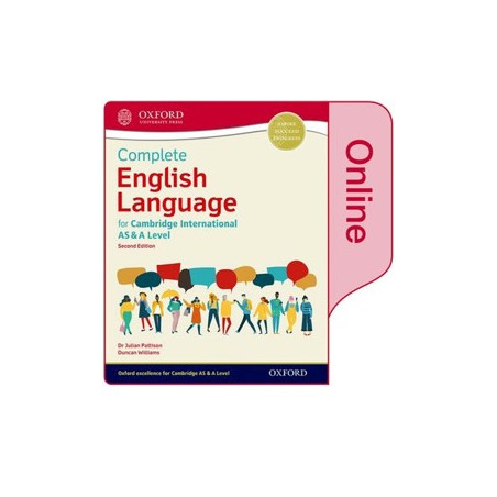 9780198445814 Complete English Language for Cambridge International AS & A Level Student Book (Second Edition) Digital