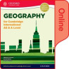 9780198367062 Geography for Cambridge International AS & A Level Student Book (Digital)