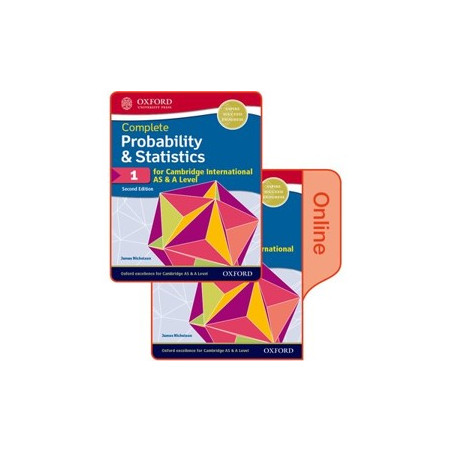 9780198427575 Complete Probability & Statistics 1 for Cambridge International AS & A Level Student Book (Second Edition) Bundle