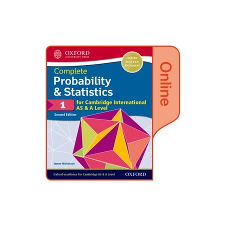 9780198427582 Complete Probability & Statistics 1 for Cambridge International AS & A Level Student Book (Second Edition) Digital