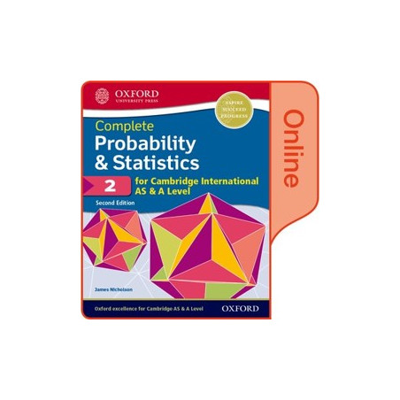 9780198427636 Complete Probability & Statistics 2 for Cambridge International AS & A Level Student Book (Second Edition) Digital