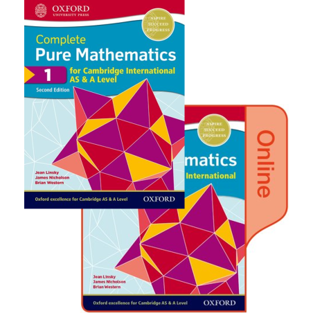 9780198427421 Complete Pure Mathematics 1 for Cambridge International AS & A Level Student Book (Second Edition) Bundle