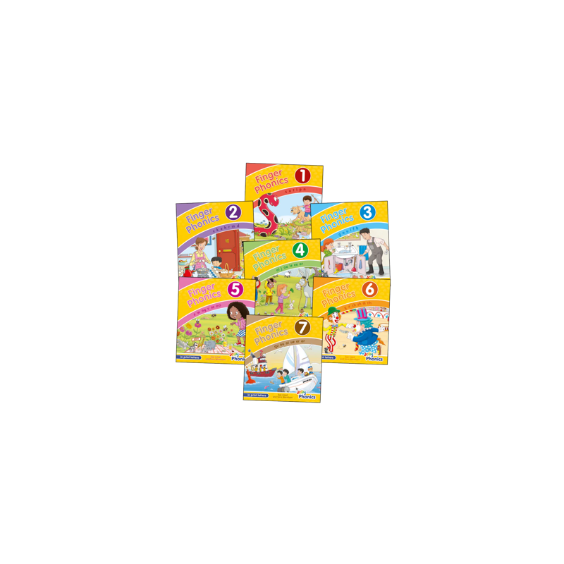 9781844146666 Finger Phonics Books (Set of 1-7) | Cambridge International Education
