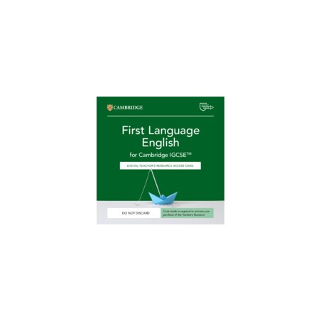 9781009528825 First Language English for Cambridge IGCSE Teacher's Resource | Cambridge International Education