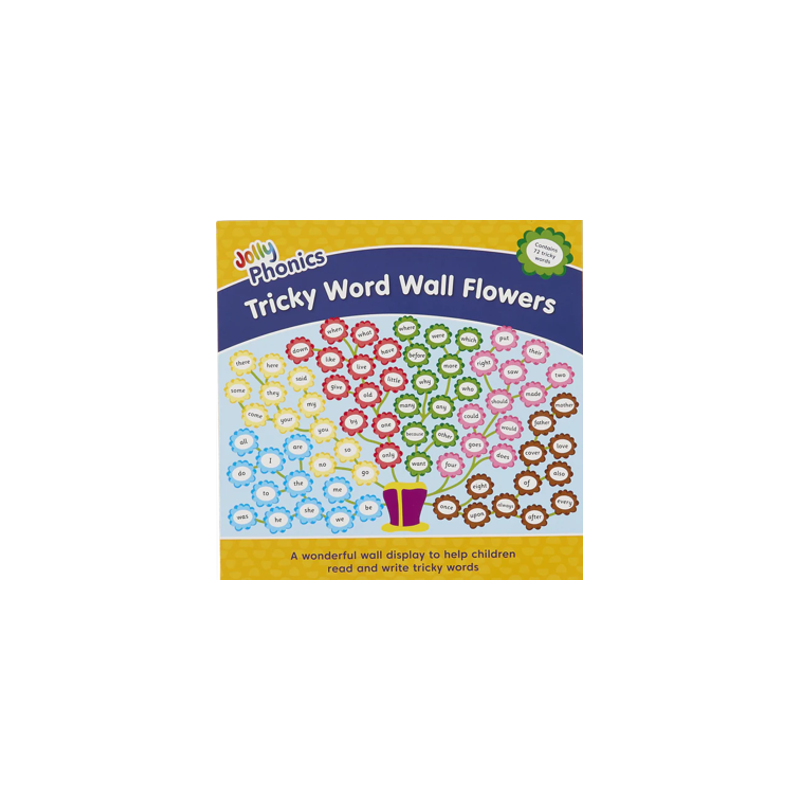 9781844140466 Jolly Phonics Tricky Word Wall Flowers | Cambridge International Education