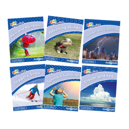 9781844149308 Jolly Phonics Readers Level 4 Blue Our World | Cambridge International Education