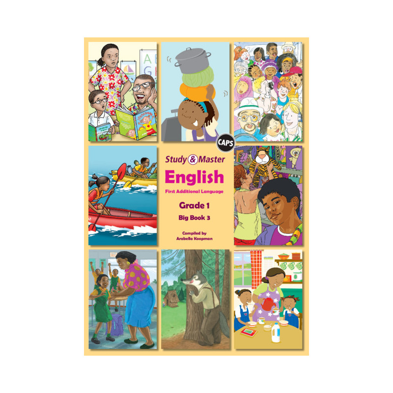 Study and Master English First Additional Language Grade 1 Big Book 3