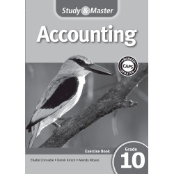 Study and Master Accounting Grade 10 Exercise Book