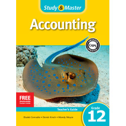 Study and Master Accounting Grade 12 Teacher's Guide