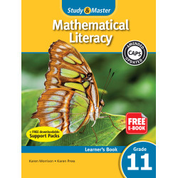 Study and Master Mathematical Literacy Grade 11 Learner's Book