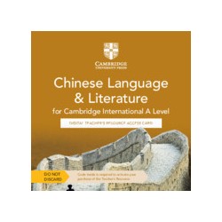 9781009332811 Chinese Language and Literature for Cambridge International A Level Teacher's Resource | Cambridge International E