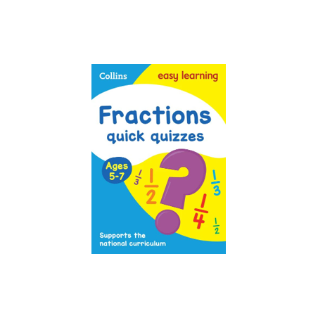 9780008212506 Collins easy learning Fractions quick quizzes (Ages 5-7) | Cambridge International Education