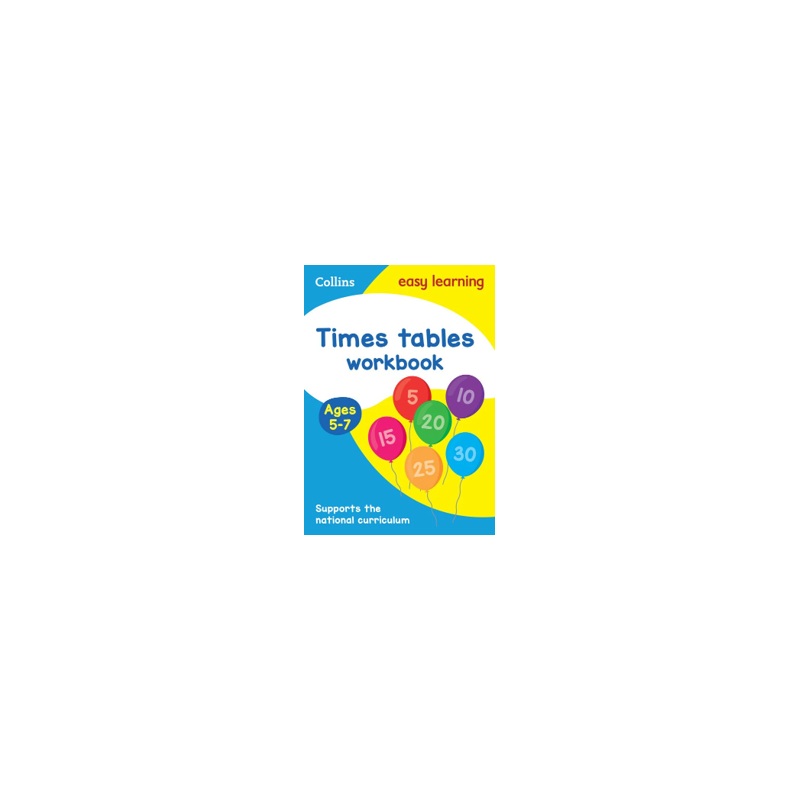 9780008134396 Collins easy learning Times Tables Workbook (Ages 5-7) | Cambridge International Education