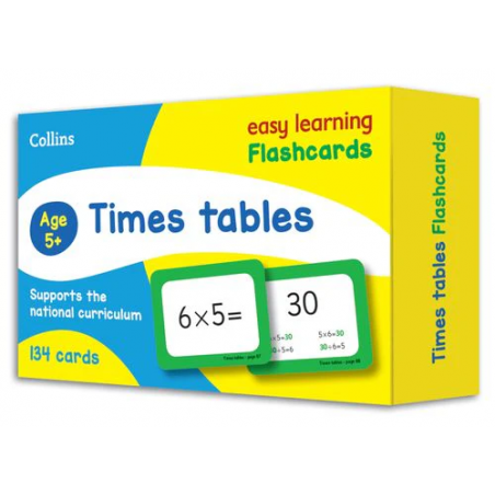 9780008281502 Collins easy learning Flashcards: Times Tables (Ages 5+) | Cambridge International Education
