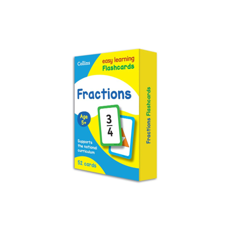 9780008335847 Collins easy learning Flashcards: Fractions (Age 5+) | Cambridge International Education