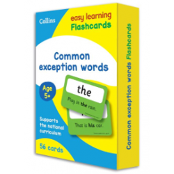 9780008335854 Collins easy learning Flashcards: Common Exception Words (Age 5+) | Cambridge International Education